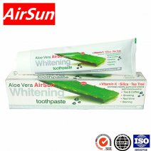 爱尚/AirSun 芦荟美白抗菌牙膏芦荟味绿色水晶牙膏